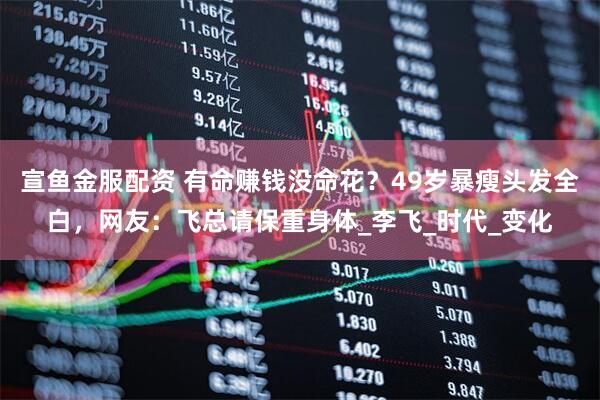 宣鱼金服配资 有命赚钱没命花？49岁暴瘦头发全白，网友：飞总请保重身体_李飞_时代_变化